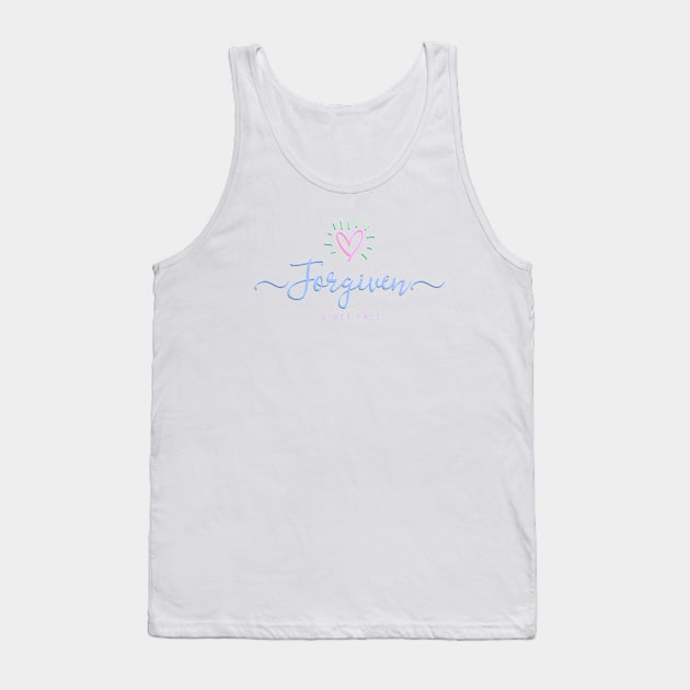 Christian Forgiven and Set Free Tank Top by dlinca